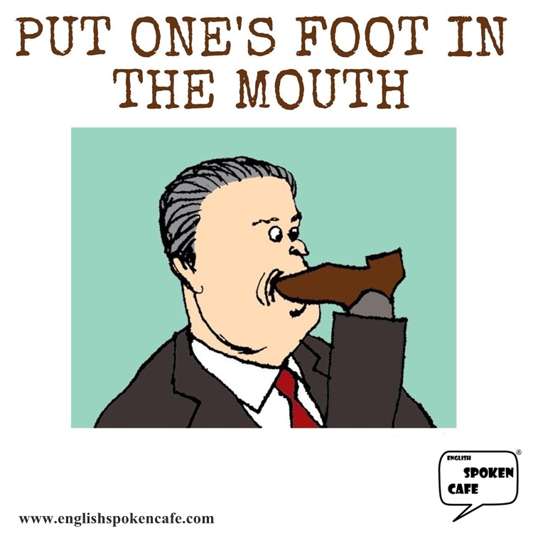 Foot in the mouth psychology image